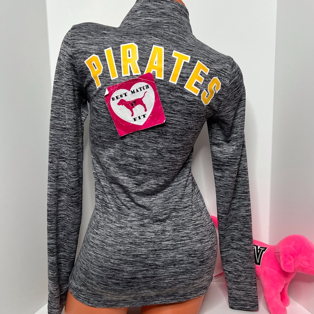 Victoria’s Secret PINK M ULTIMATE Quoter Zip Sweatshirt Soft Smooth Cool Gym